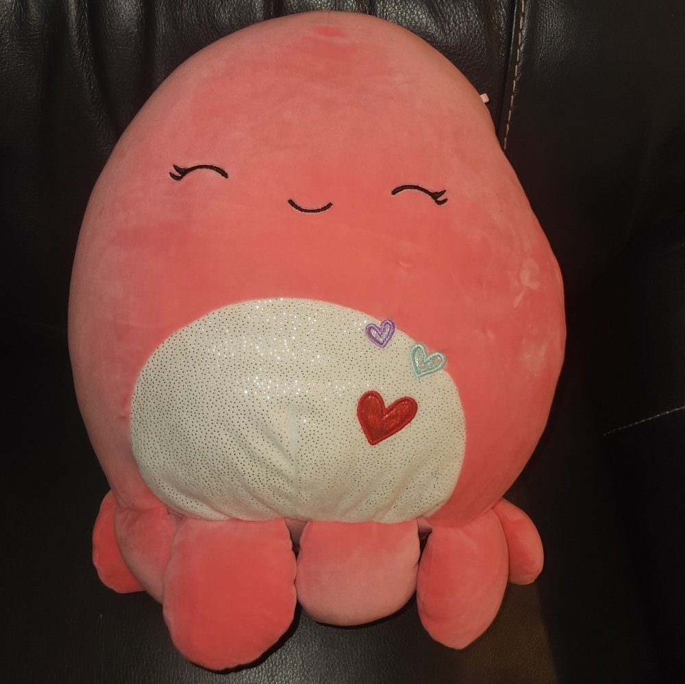 Abby the Valentines Day Octopus Squishmallow 12"